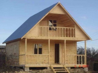 Строительство домов из деревянного бруса с санузлом